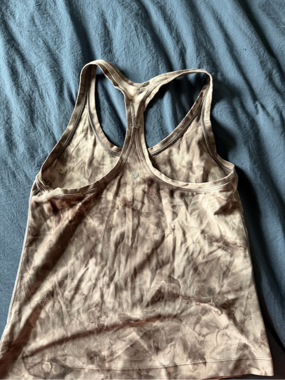 lululemon athletica Tie-Dye Tank Top - mauve & cream